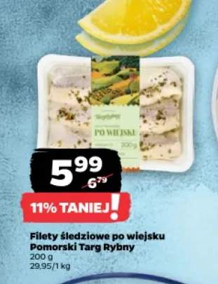 Filety śledziowe po wiejsku Pomorski Targ Rybny