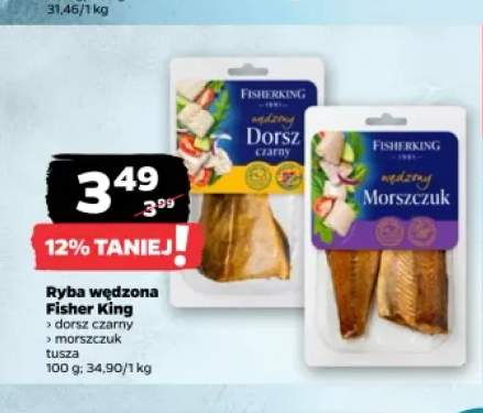 Ryba wędzona Dorsz czarny Fisher King +1 wariant