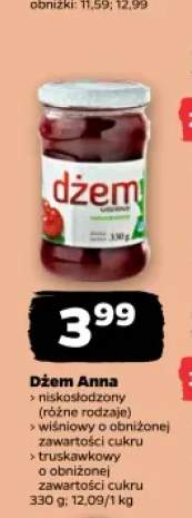 Dżem wiśniowy Anna +1 wariant