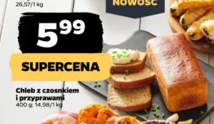 Chleb z czosnkiem i przyprawami
