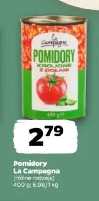 Pomidory krojone z ziołami La Campagna