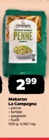 Makaron penne La Campagna +3 warianty