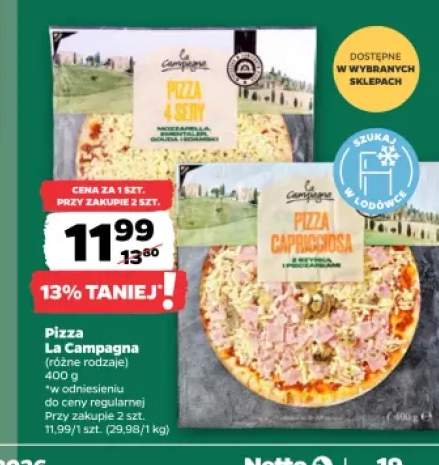 Pizza 4 sery La Campagna +1 wariant