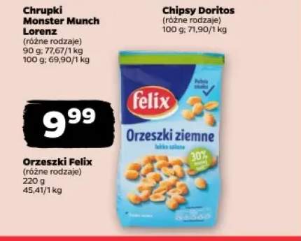 Orzeszki ziemne lekko solone Felix