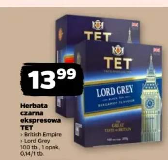 Herbata czarna ekspresowa TET British Empire +1 wariant