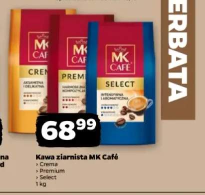 Kawa ziarnista MK Café Crema +2 warianty
