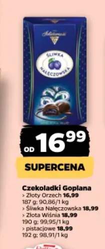 Czekoladki Złoty Orzech Goplana +3 warianty