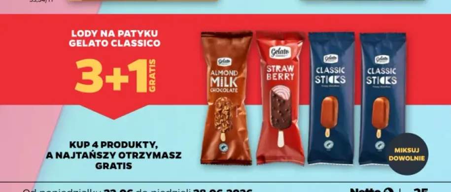 Lody na patyku Gelato Classico