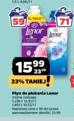 Płyn do płukania Lenor +1 wariant