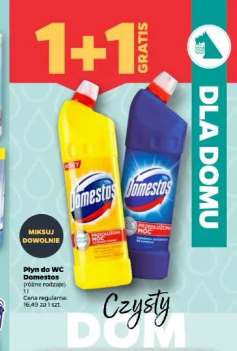 Płyn do WC Domestos Citrus +1 wariant