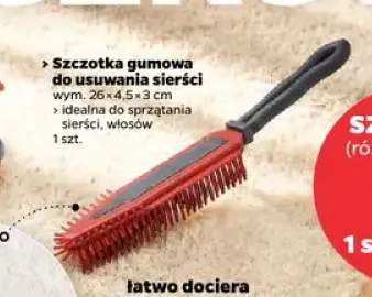 Szczotka gumowa do usuwania sierści 26x4,5x3 cm