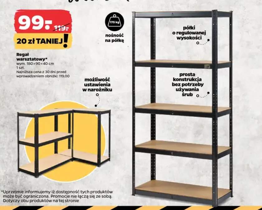 Regał warsztatowy Techliner