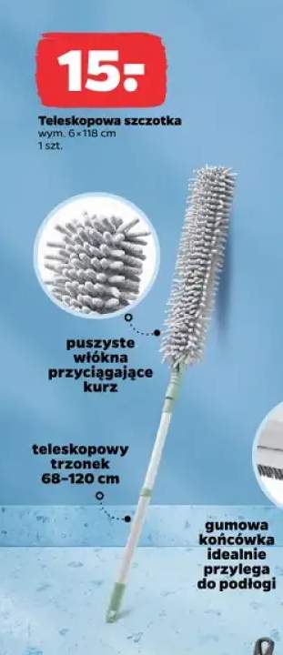 Teleskopowa szczotka