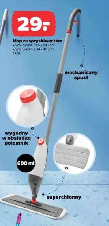Mop ze spryskiwaczem