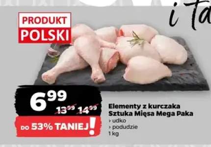 Elementy z kurczaka udko Sztuka Mięsa Mega Paka +1 wariant