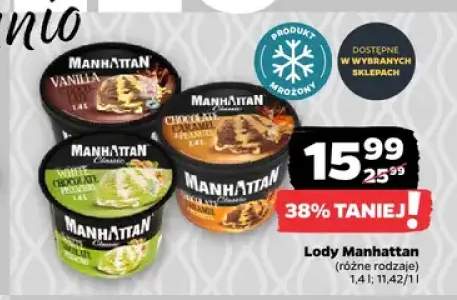 Lody Manhattan Vanilla Choco +3 warianty