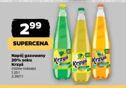 Napój gazowany Krzyś gruszka +2 warianty