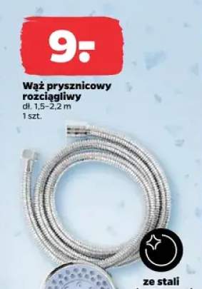 Wąż prysznicowy rozciągliwy