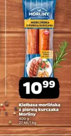 Kiełbasa morlińska z piersią kurczaka Morliny