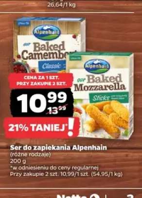 Ser do zapiekania Baked Camembert Classic Alpenhain +1 wariant