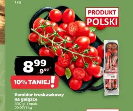 Pomidor truskawkowy na gałązce