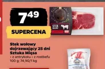Stek wołowy dojrzewający 25 dni z antrykotu Sztuka Mięsa +1 wariant