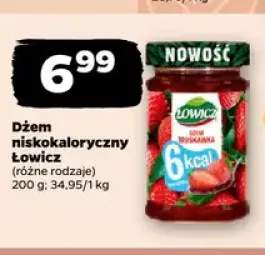 Dżem niskokaloryczny truskawkowy Łowicz