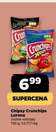 Chipsy Crunchips X-Cut papryka Lorenz