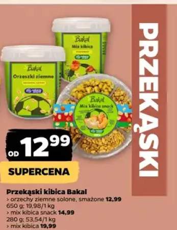 Orzechy ziemne solone smażone Bakal +2 warianty