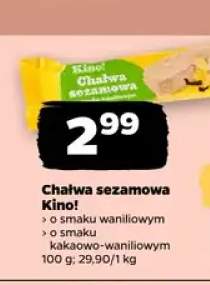 Chałwa sezamowa o smaku waniliowym Kino! +1 wariant