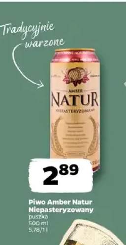 Piwo Amber Natur Niepasteryzowane
