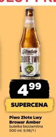Piwo Złote Lwy Browar Amber