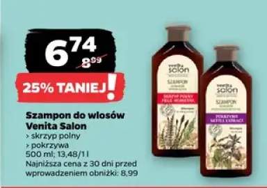 Szampon do włosów Venita Salon pokrzywa +1 wariant
