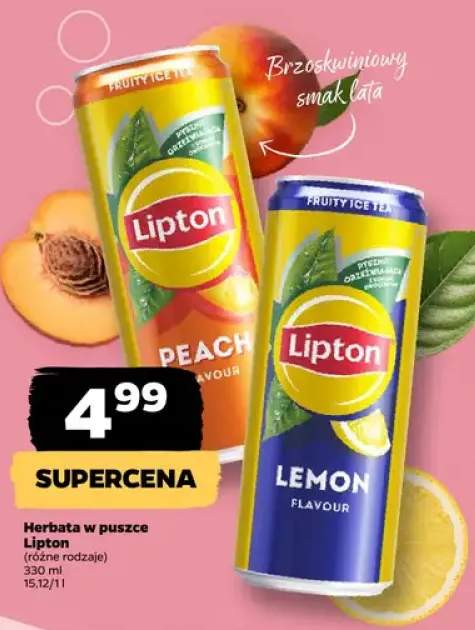 Herbata mrożona Lipton Peach +1 wariant