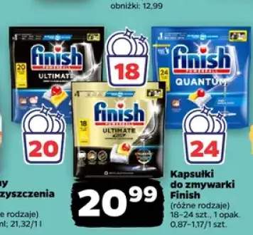 Kapsułki do zmywarki Finish Ultimate +2 warianty