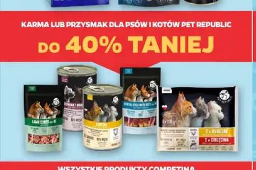 Karma lub przysmak dla psów i kotów Pet Republic