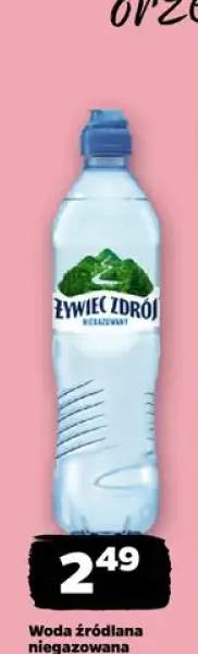 Woda źródlana niegazowana Żywiec Zdrój