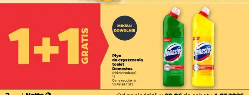 Płyn do czyszczenia toalet Domestos Pine +1 wariant