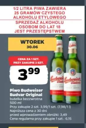 Piwo Budweiser Budvar Original