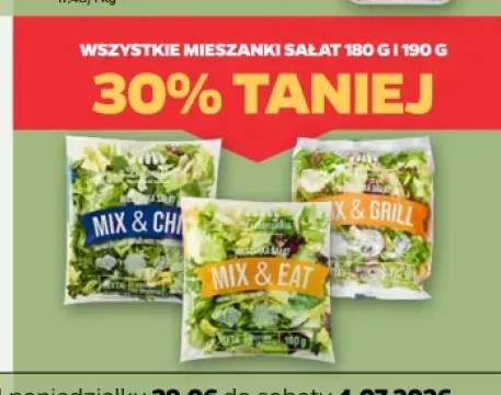 Mieszanki sałat Zieloniak +3 warianty