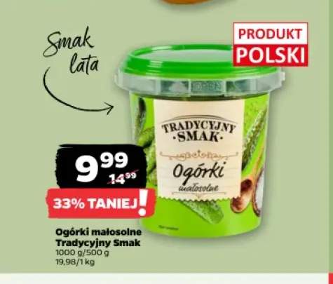 Ogórki małosolne Tradycyjny Smak polskie