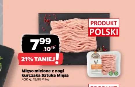 Mięso mielone z nogi kurczaka Sztuka Mięsa