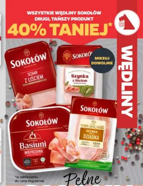 Wędliny Sokołów +4 warianty