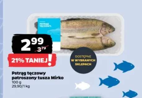 Pstrąg tęczowy patroszony tusza Mirko