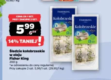Śledzie kołobrzeskie w oleju Fisher King