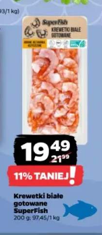 Krewetki białe gotowane SuperFish