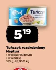 Tuńczyk rozdrobniony w wodzie Neptun +1 wariant