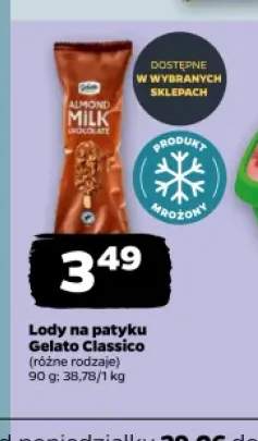 Lody na patyku Almond Milk Chocolate Gelato Classico