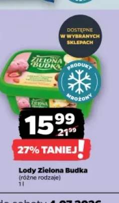 Lody czekoladowo-waniliowo-truskawkowe Zielona Budka