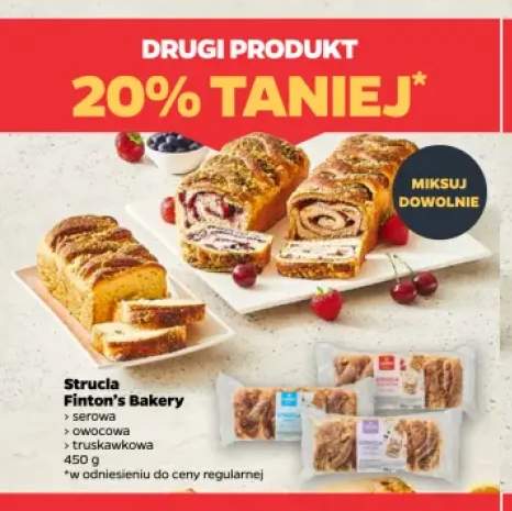 Strucla serowa Finton's Bakery +2 warianty